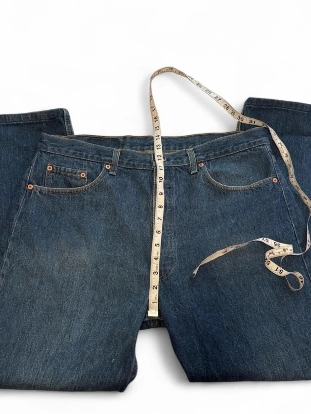 Vintage Levi's 501 Men's Jeans 501-0115 Blue Button Fly W38 L32 Made in USA 80s